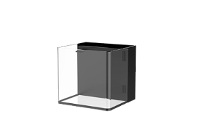 AQUARIO CURVO SOMA SEA TANK 30 C/SUMP TRASEIRO(30X30X28CM)25L
