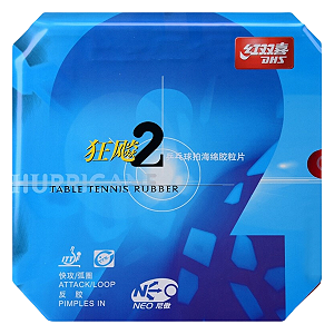 Borracha Para Raquete de Tênis de Mesa DHS - Hurricane 2 NEO