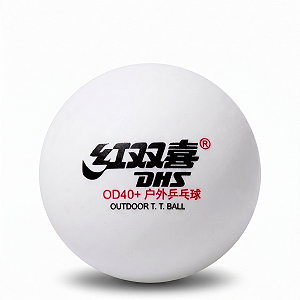 Bola de Tênis de Mesa DHS - Outdoor T. T. Ball - Caixa com 10 unidades