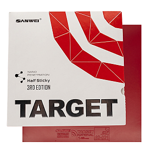 Borracha Para Raquete de Tênis de Mesa SANWEI - Target 3rd Edition