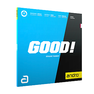 Borracha Para Raquete de Tênis de Mesa ANDRO - GOOD!