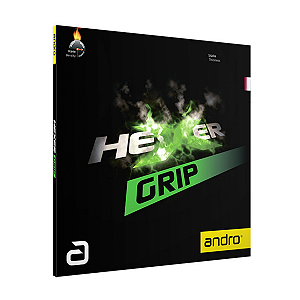 Borracha Para Raquete de Tênis de Mesa ANDRO - Hexer Grip