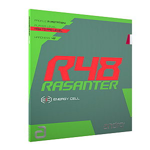 Borracha Para Raquete de Tênis de Mesa ANDRO - Rasanter R48