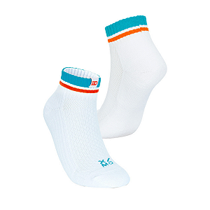 Meia XIOM - Soft Step 4 - Azul/Laranja