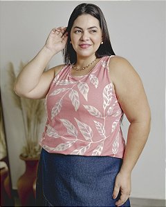 Regata Soltinha Com Barra Longa - Slim, Plus e ExPlus Size