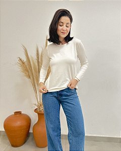 Blusa Segunda Pele Gola Careca - Slim, Plus e ExPlus Size