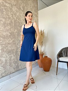Vestido De Alcinha Evasê - Slim, Plus e ExPlus Size
