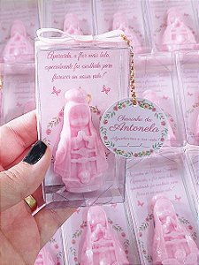 Sabonete Mini Santinha na Caixa de Acetato