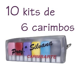 10 Kit de Carimbo Premium 20 com 60 peças