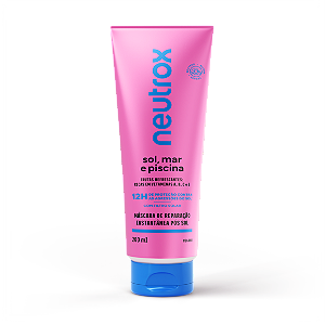 Máscara reconstrutora Neutrox sol, piscina e mar