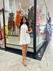 Vestido Clara Curto Branco