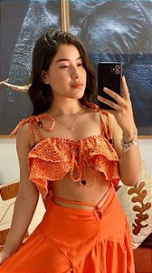 Cropped Bruna Laranja