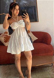 Vestido Mavi Curto Branco
