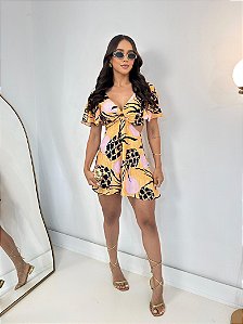 Vestido Sara Curto Estampado