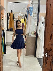 Vestido Ângela Azul Marinho