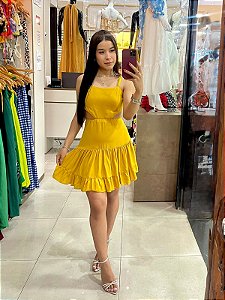 Vestido Ângela Mostarda