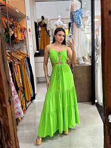 Vestido Fantine Verde Lima