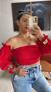 Cropped Manu Vermelho