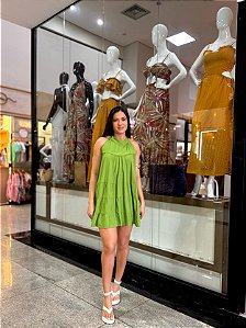 Vestido Clara Curto Verde