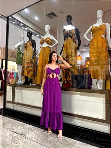 Vestido Mabel Roxo