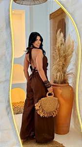 Macacão Lívia Marrom