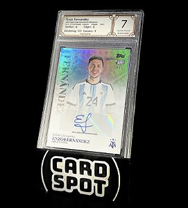 Enzo Fernandez #/5 Autógrafo - 2023 Topps Argentina World Champions