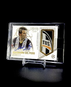 Alessandro Del Piero 1/1 Autógrafo Relic - 2022/23 Topps Dynasty UEFA Champions League
