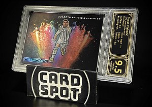 Dusan Vlahovic Black Colorblast - 2022/23 Panini Obsidian Soccer