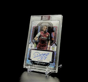 Diego Carlos Autógrafo - 2022-23 Panini Prizm Premier League