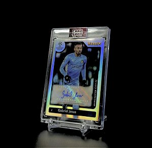 Gabriel Jesus Autógrafo - 2021-22 Topps Merlin UCL