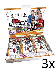 [BREAK 172] 3X CAIXAS 2024-25 Topps FINEST - 6x Autógrafos Garantidos (Escolha seu Time/Jogador)