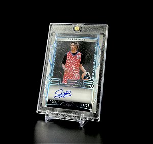 Chris Bell 14/25 Clear Autógrafo - 2023 Leaf Trinity Basketball