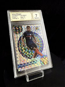 Kylian Mbappe Stained Glass - 2021-22 Panini Mosaic FIFA Road to World Cup