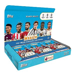 [BREAK 200] 2024-25 TOPPS MERLIN HOBBY BOX - ESCOLHE SEU TIME