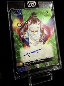 Benjamin Henrichs Autógrafo /99 - 2023-24 Topps Finest UCC