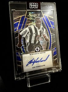 Les Ferdinand Autógrafo - 2023-24 Panini Select Premier League