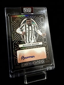 Gleison Bremer Autógrafo /75 Aurora - 2022-23 Panini Obsidian Soccer