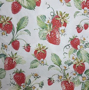 GUARDANAPO DE PAPEL GARDEN STRAWBERRIES