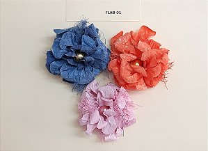 FLOR DE PAPEL - KIT COM 3 FLORES - REF. FLAB 01