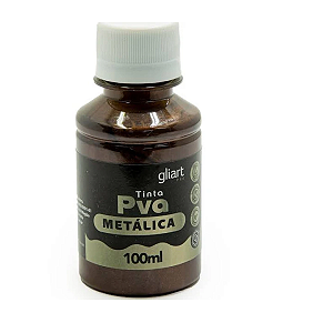 TINTA  PVA METÁLICA TABACO - 10ML - GLIART