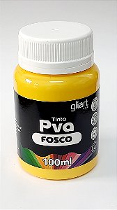 TINTA PVA FOSCA AMARELO OURO - 100ML - GLIART