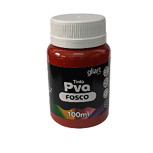 TINTA PVA FOSCO VERMELHO ESCARLATE - 100ML - GLIART