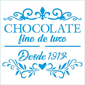 STENCIL ART - PÁSCOA - CHOCOLATE FINO - STA-154 - LITOARTE