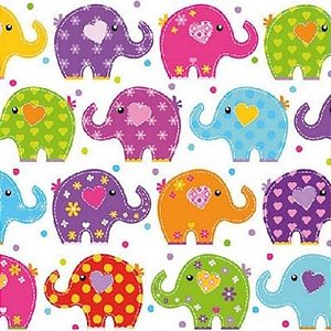 GUARDANAPO DE PAPEL FUNNY ELEPHANTS