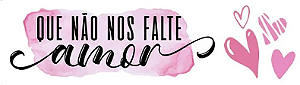 TRANSFER TÊXTIL LITOARTE - FRASE - AMOR - TTB4-002