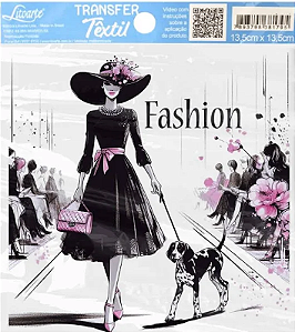 TRANSFER TÊXTIL TTQ4-006 - FASHION - LITOARTE