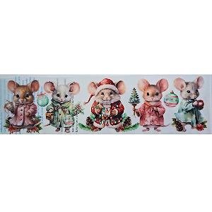 Transfer Textil TTB4N-011 - Natal - Ratinhos