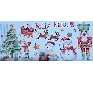 Transfer Têxtil TTB5N-003 - Aquarela - Natal - Litoarte.
