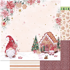 Papal de Scrapbook - SD-170 - Coleção Natal Mágico