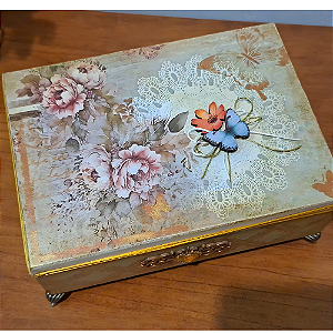 Caixa Porta Jóias Vintage